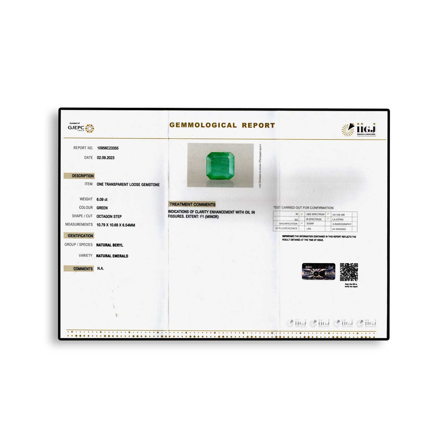 Zambian Emerald (Panna) - 6.09 Carat