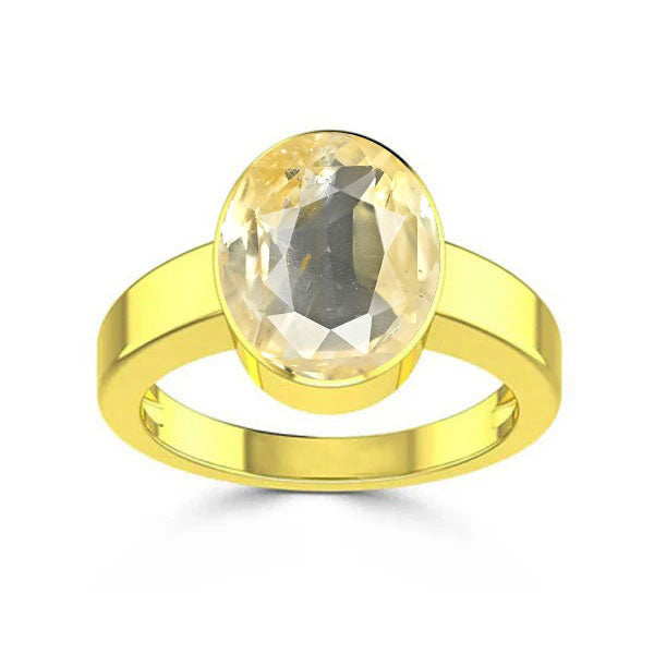 Yellow Sapphire (Special Quality) Gold Ring (R1)