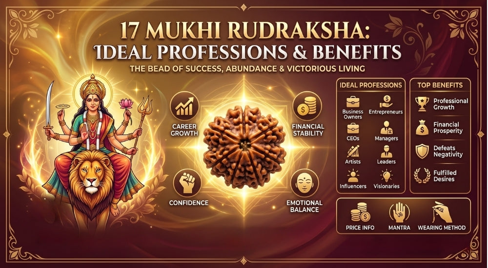 17 Mukhi Rudraksha: Ideal Professions and Benefits