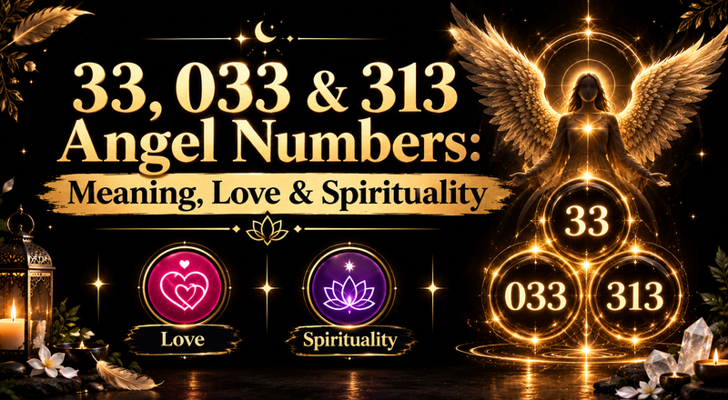 33, 033 & 313 Angel Numbers: Meaning, Love & Spirituality