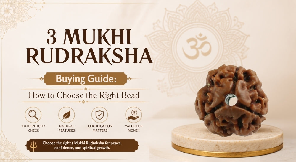 3 Mukhi Rudraksha Buying Guide
