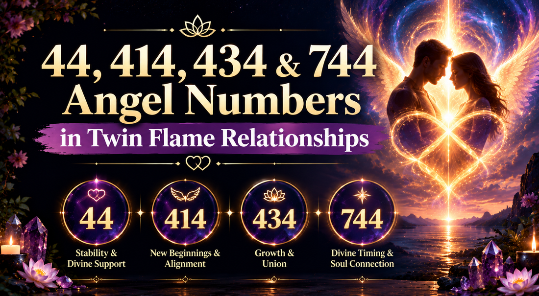 44, 414, 434 & 744 Angel Numbers