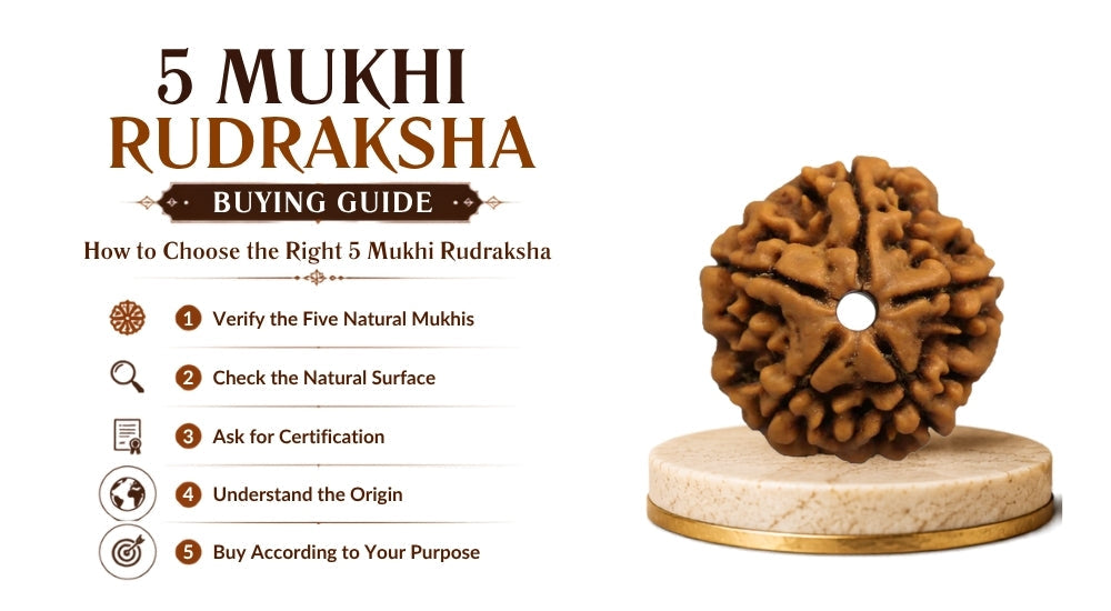 5 Mukhi Rudraksha Buying Guide