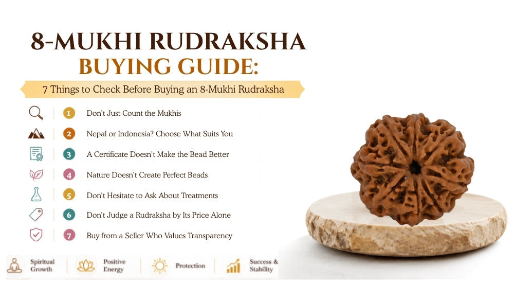 8 Mukhi Rudraksha Buying Guide