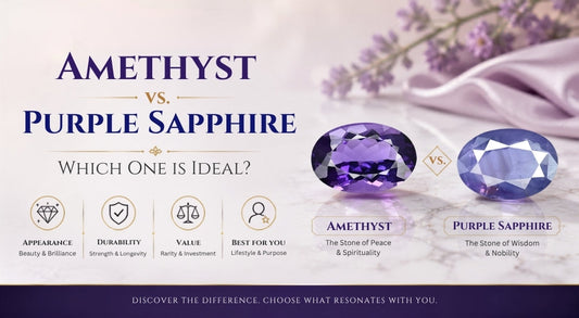 Amethyst vs Purple Sapphire