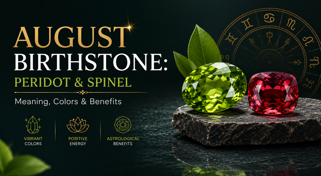 August Birthstone: Peridot, Spinel & Sardonyx Meaning, Colors & Benefits