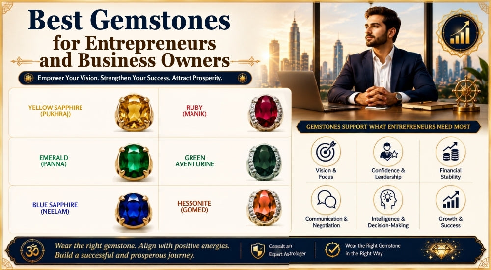 Best Gemstones for Entrepreneurs and Business Owners