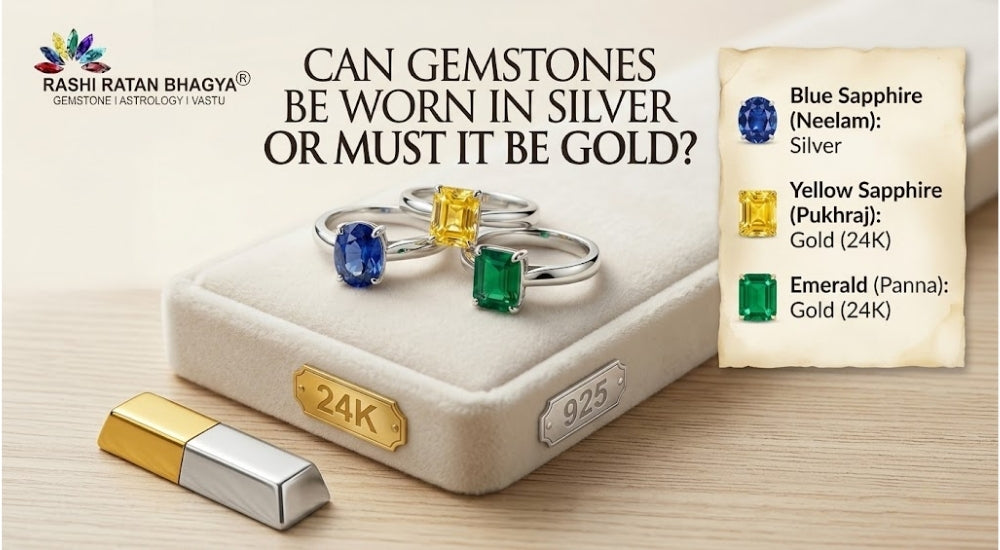 Can Gemstones Be Worn in Silver Instead of Gold