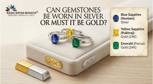 Can Gemstones Be Worn in Silver Instead of Gold