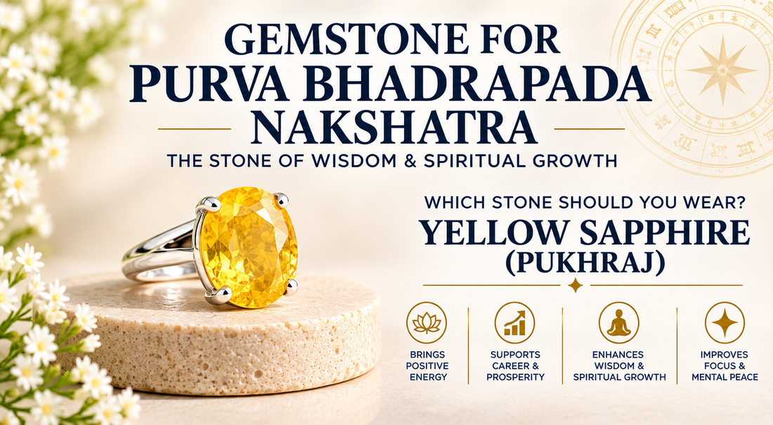 Gemstone for Purva Bhadrapada Nakshatra