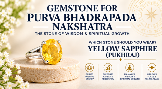 Gemstone for Purva Bhadrapada Nakshatra