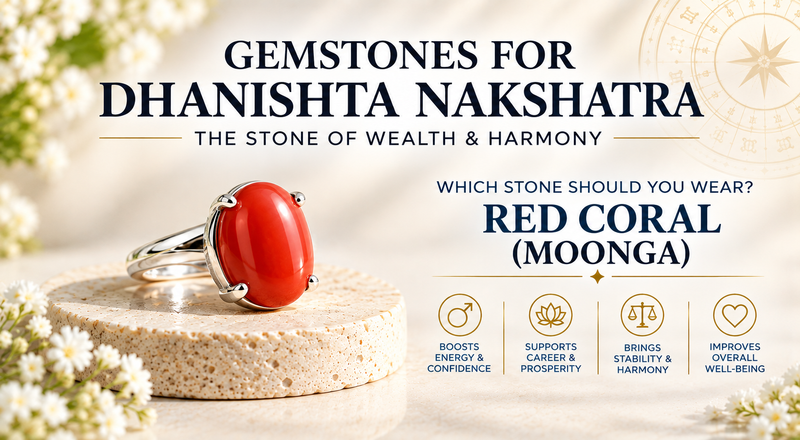 Gemstones for Dhanishta Nakshatra: Which Stone You Should Wear