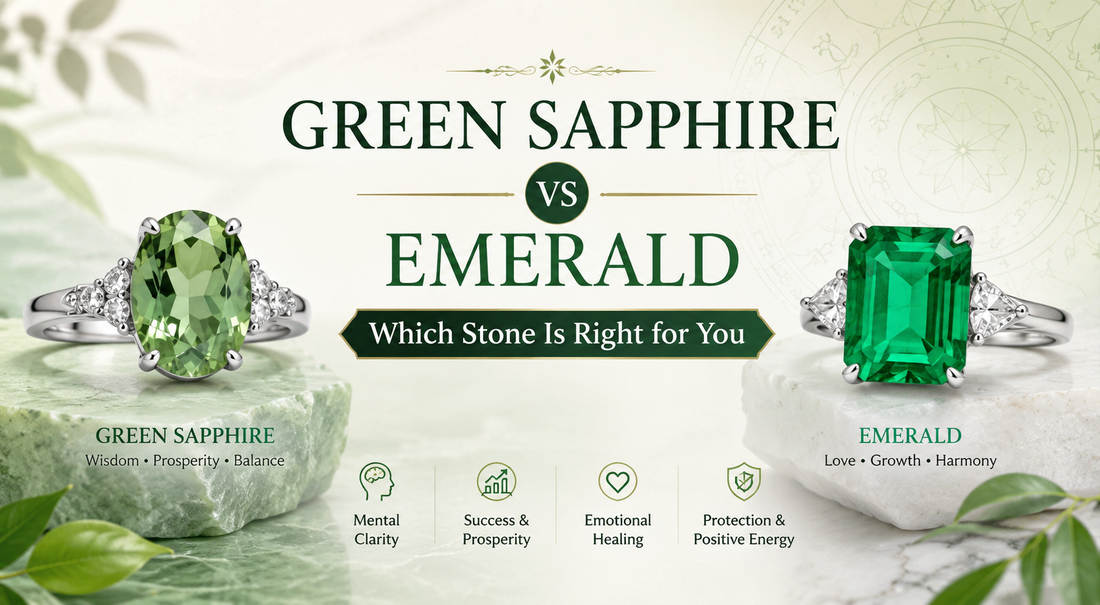 Green Sapphire vs Emerald