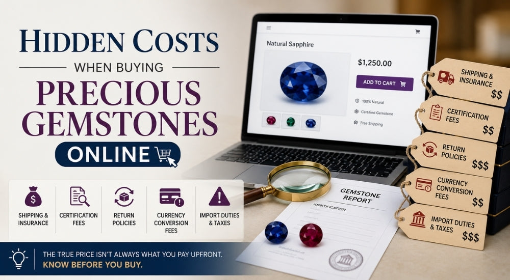 Hidden Costs When Buying Precious Gemstones Online