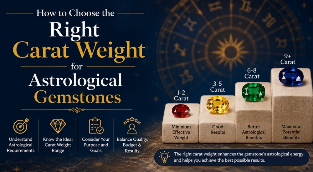 How to Choose the Right Carat Weight for Astrological Gemstones