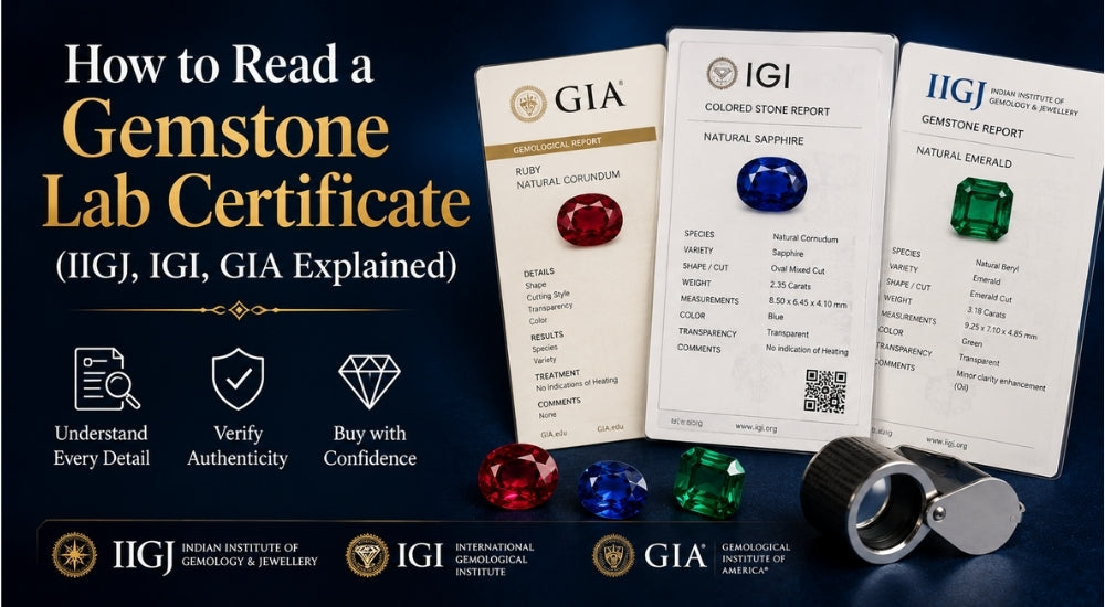 How to Read a Gemstone Lab Certificate