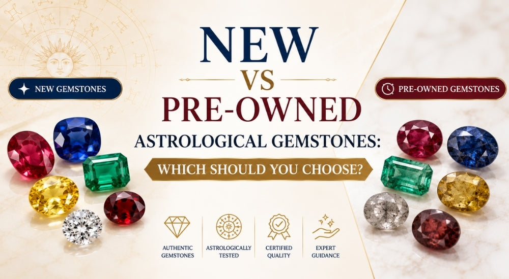 New vs Pre-Owned Astrological Gemstones