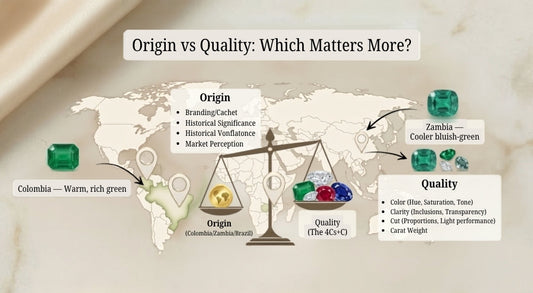Origin vs Quality: What Matters More When Buying a Gemstone