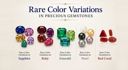 Rare Color Variations in Precious Gemstones