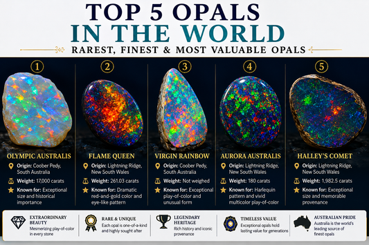 Top 5 Opal Gemstones in the World Rarest