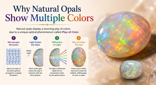 Why Natural Opals Show Multiple Colors