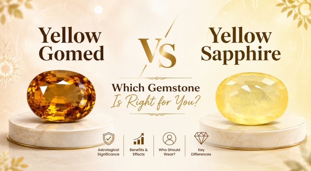 Yellow Gomed vs Yellow Sapphire