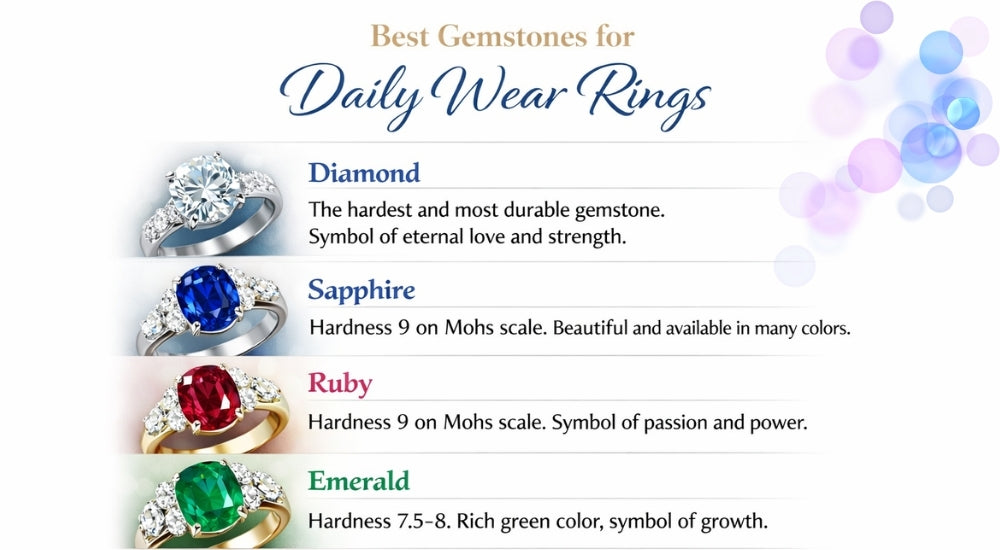 Best Gemstones for Daily Wear Rings