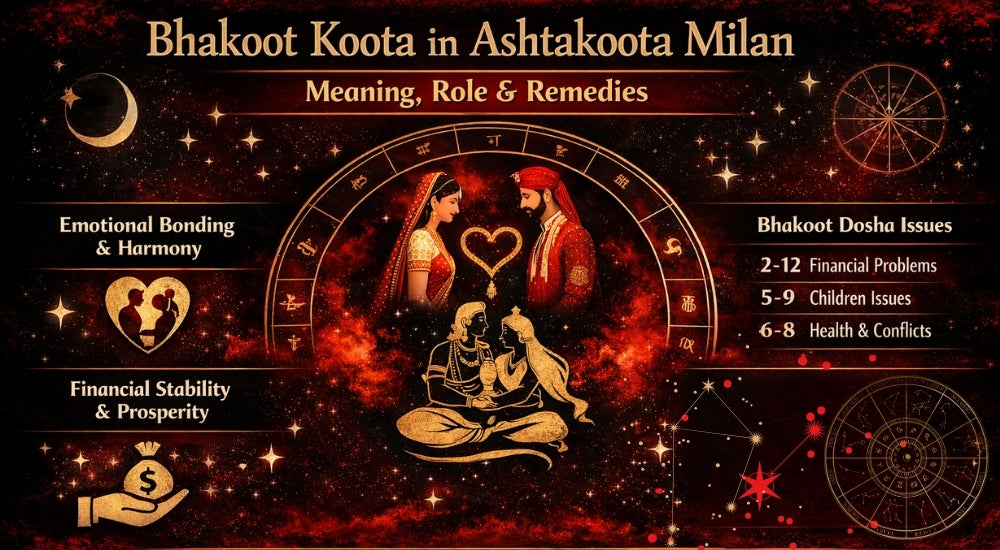 Bhakoot Koota in Kundli Matching: Meaning, Role, & Remedies