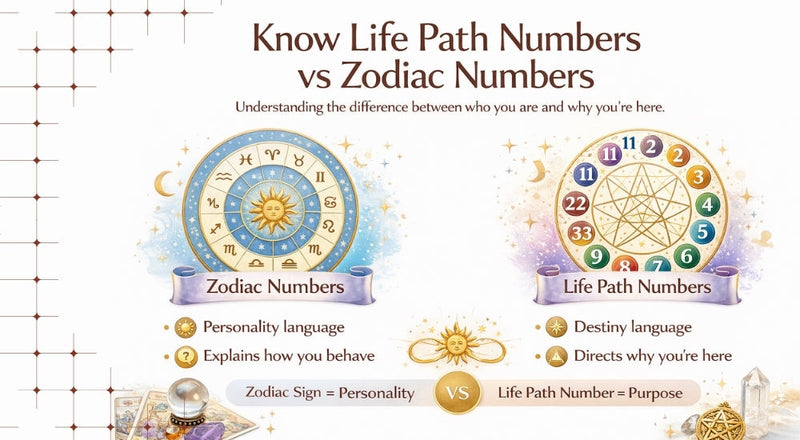 Know Life Path Numbers vs Zodiac Numbers