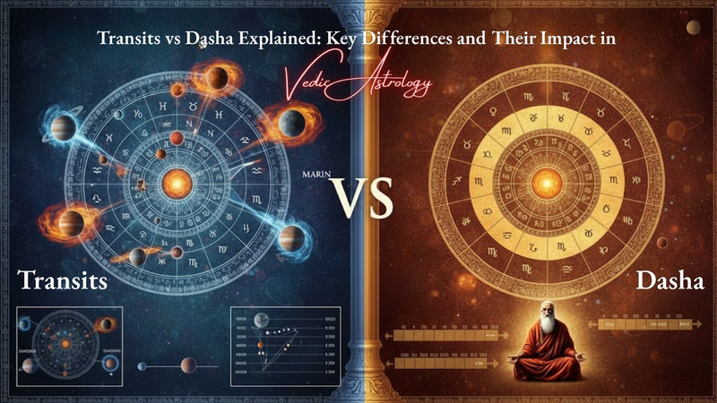 Transits vs Dasha Explained: Key Differences and Their Impact in Vedic Astrology