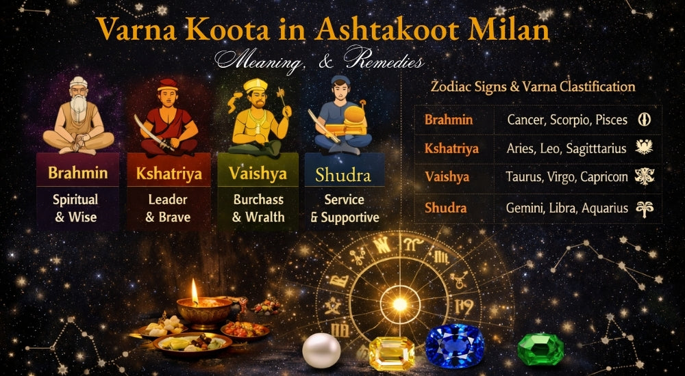 Varna Koota in Ashtakoot Milan: Meaning, Role, & Remedies