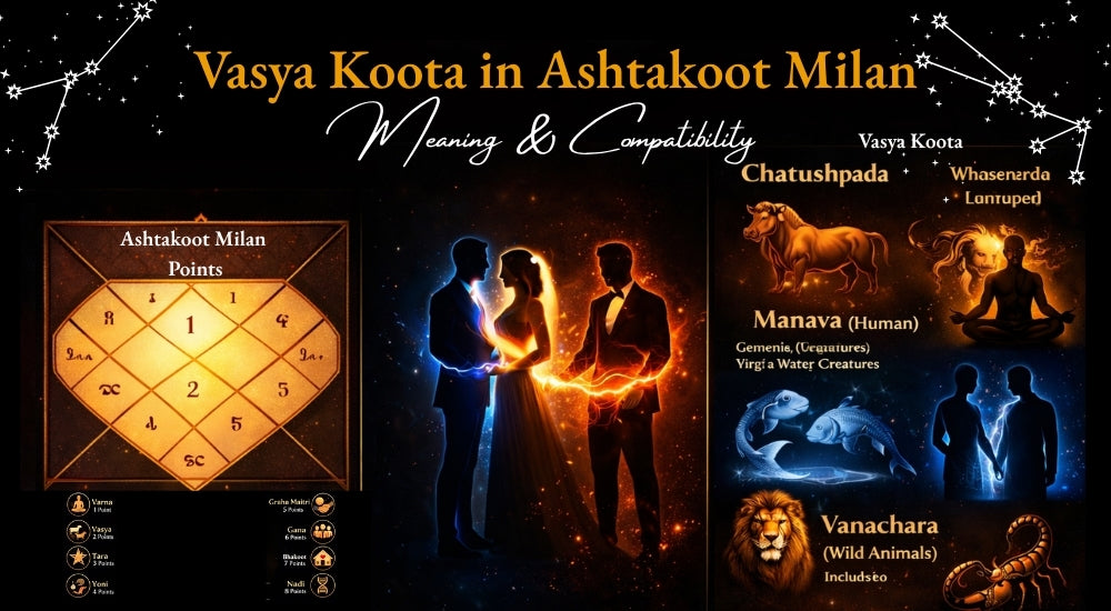 Vashya Koota in Ashtakoot Milan: Meaning, Types, & Compatibility