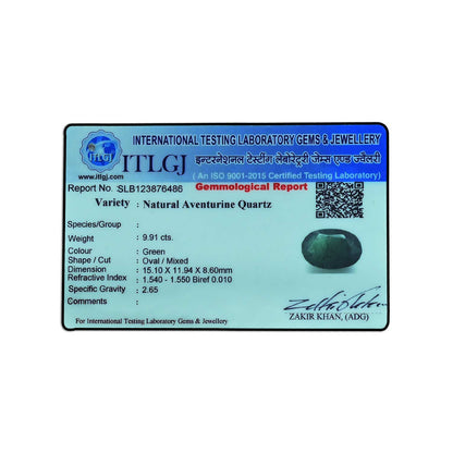 Green Aventurine 9.91 Carat