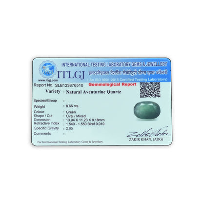 Green Aventurine 8.66 Carat