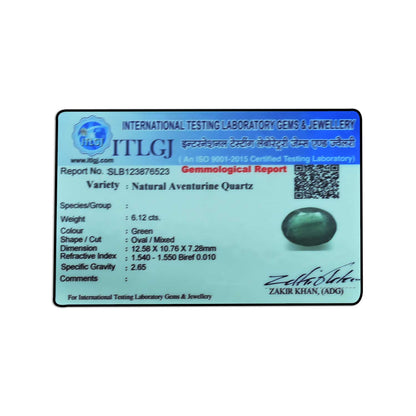 Green Aventurine 6.12 Carat
