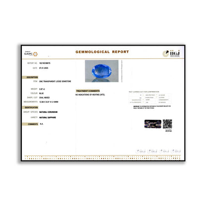 Ceylon Blue Sapphire 5.97 Carat