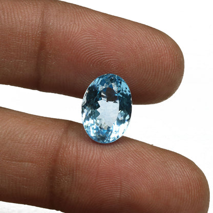 Swiss Blue Topaz 7.01 Carat