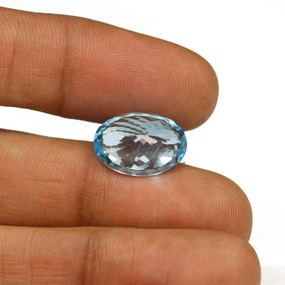 Swiss Blue Topaz 9.19 Carat