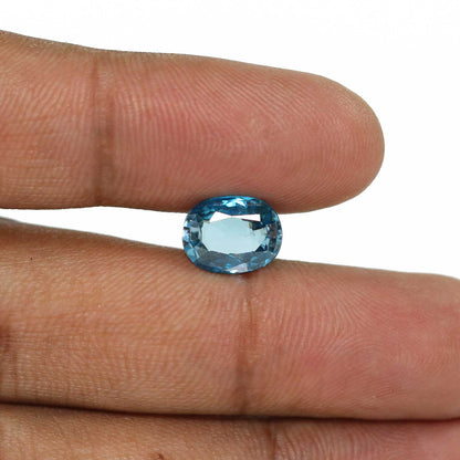 Blue Zircon 4.87 Carat