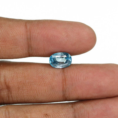 Blue Zircon 4.34 Carat