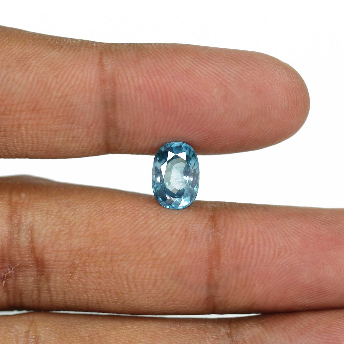 Blue Zircon 4.34 Carat