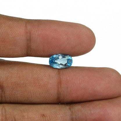 Blue Zircon 4.86 Carat