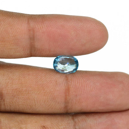 Blue Zircon 4.62 Carat