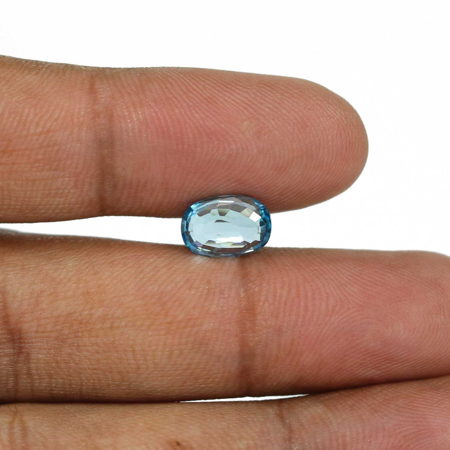 Blue Zircon 4.09 Carat