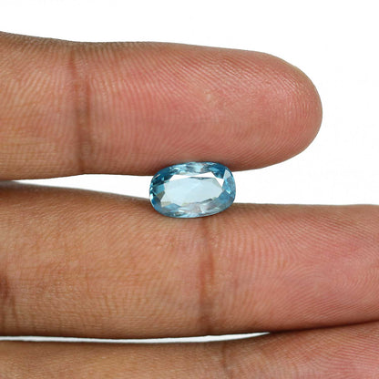 Blue Zircon 4.52 Carat