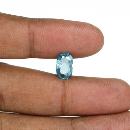Blue Zircon 4.52 Carat