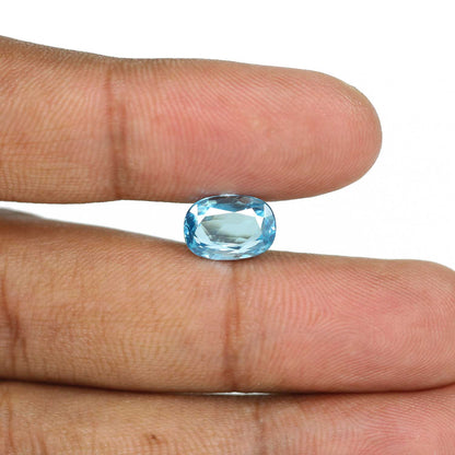 Blue Zircon 4.73 Carat