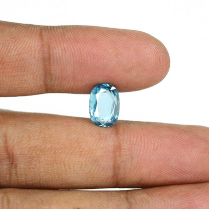 Blue Zircon 4.73 Carat