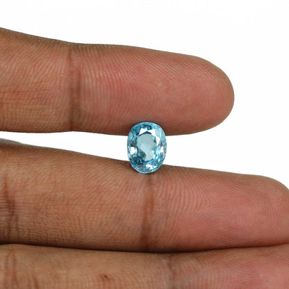 Blue Zircon 4.71 Carat