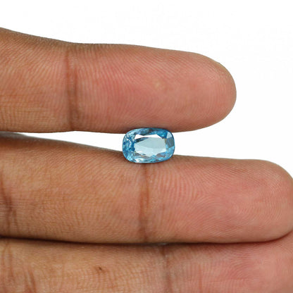 Blue Zircon 4.06 Carat